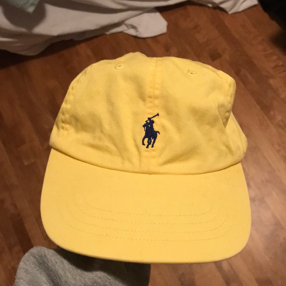 polo hat navy blue logo